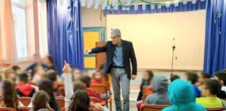 Ομιλία Άγγελου Τσιγκρή για τη σχολική βία στο Δημοτικό Σχολείο Καμαρών kamares-tsigris1