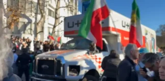 Επεισόδιο με Φορτηγό κατά Πομπής για το Ιράν στο Λος Άντζελες – Αστυνομική Έρευνα