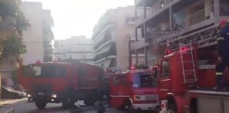 Πάτρα: Πυρκαγιά σε πιλοτή πολυκατοικίας