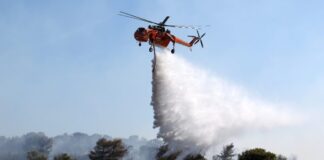 Κρήτη: Νέο πύρινο μέτωπο στο Γάζι – ριπές 7 μποφόρ δυσχεραίνουν την κατάσβεση