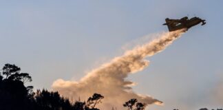 Χίος: Σε εξέλιξη μεγάλη δασική πυρκαγιά στην περιοχή Βίκι – Επιχειρούν 35 πυροσβέστες και εναέρια μέσα