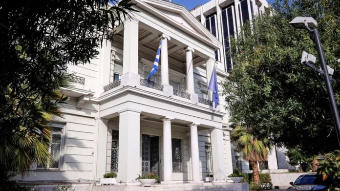 Σεισμός Κολομβία ΥΠΕΞ: Το κτίριο του Υπουργείου Εξωτερικών στην Αθήνα.