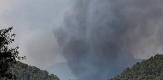 Διπλή πυρκαγιά στην Υψηλή Ράχη Δράμας – Κινητοποίηση Πυροσβεστικής με 23 πυροσβέστες και εναέρια μέσα